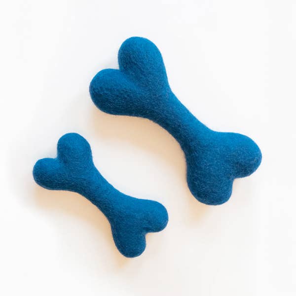 Winter Woolbone Wool Dog Toy