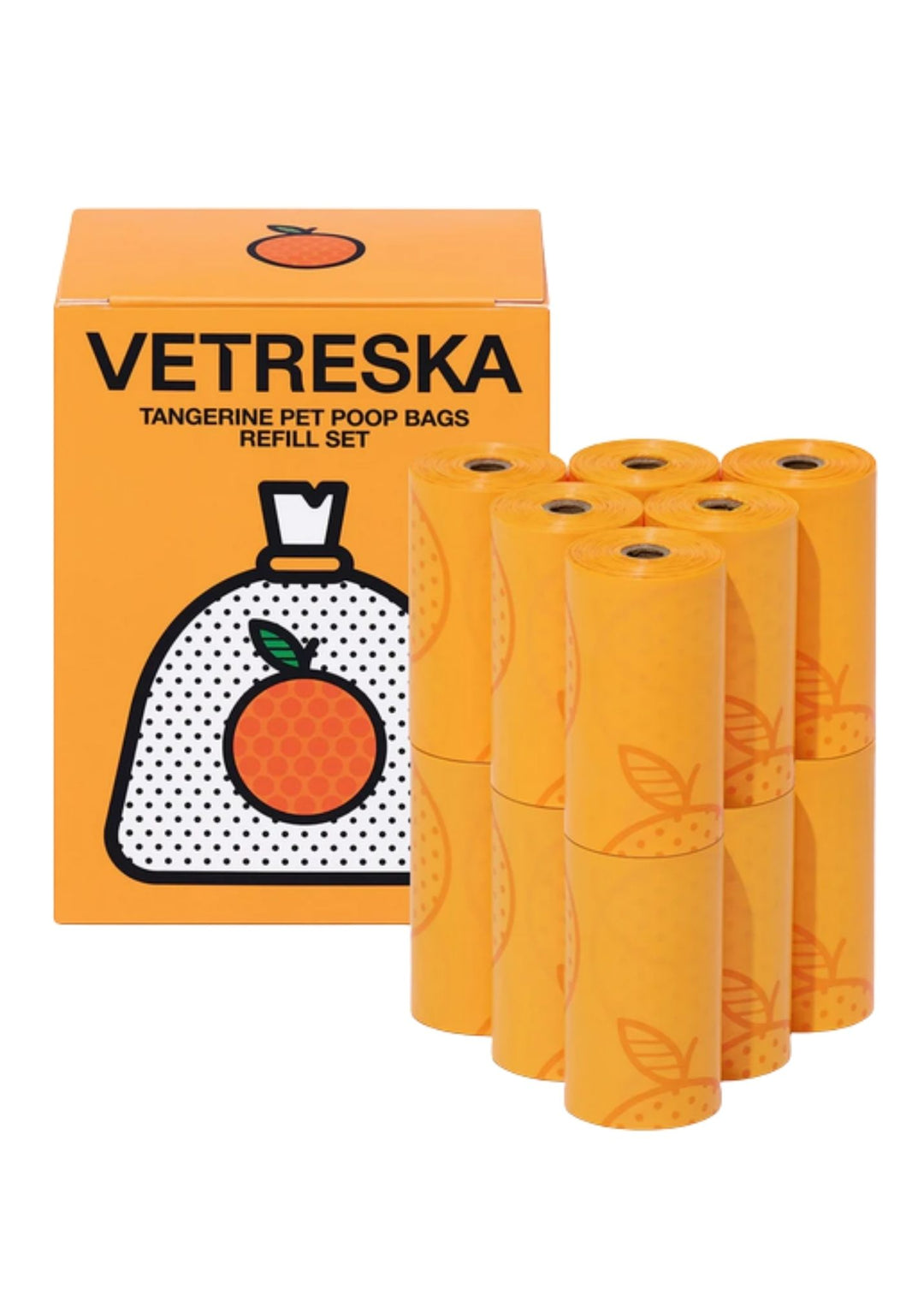 Tangerine Refill Poop Bags