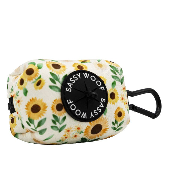 Dog Waste Bag Holder Sunflower Dreams