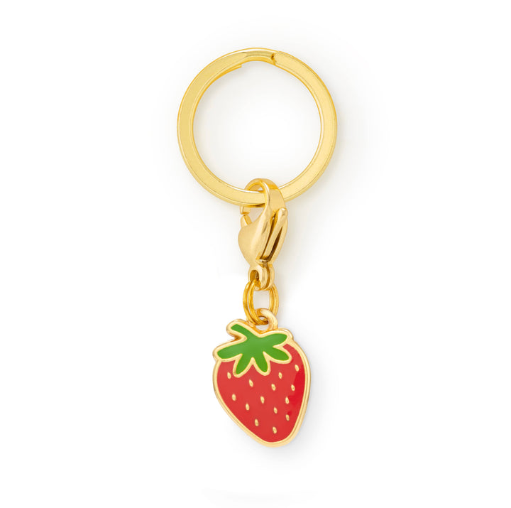 Strawberry Collar Charm