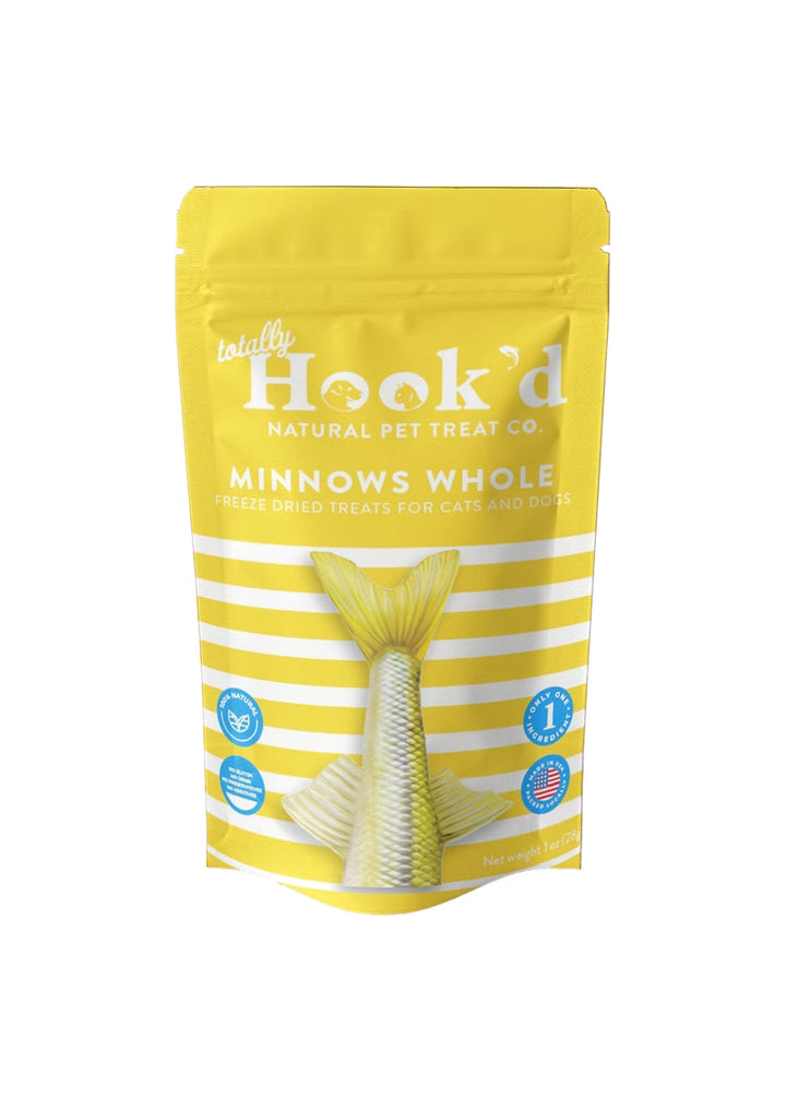 Minnows 1oz Treats, 1-Ingredient &amp; 100% Natural Freeze-Dried