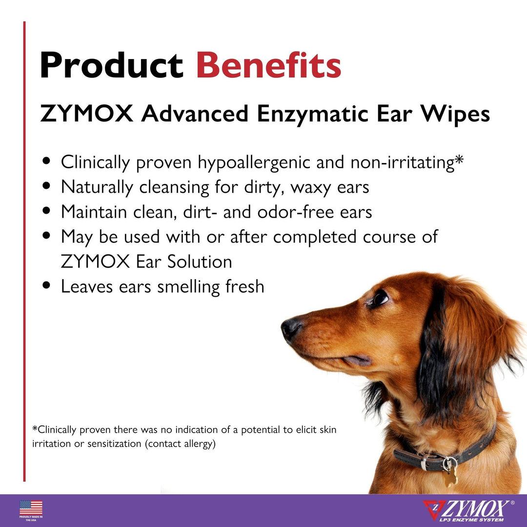 Advanced Enzymatic Ear Wipes - 6 oz. Jar (100ct)