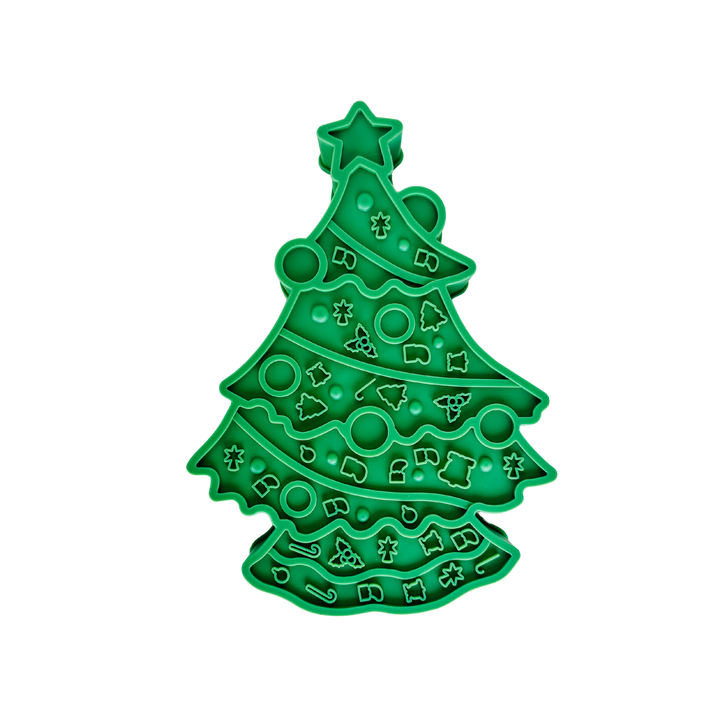 Christmas Tree Slow Feeder + Lickmat 2in1