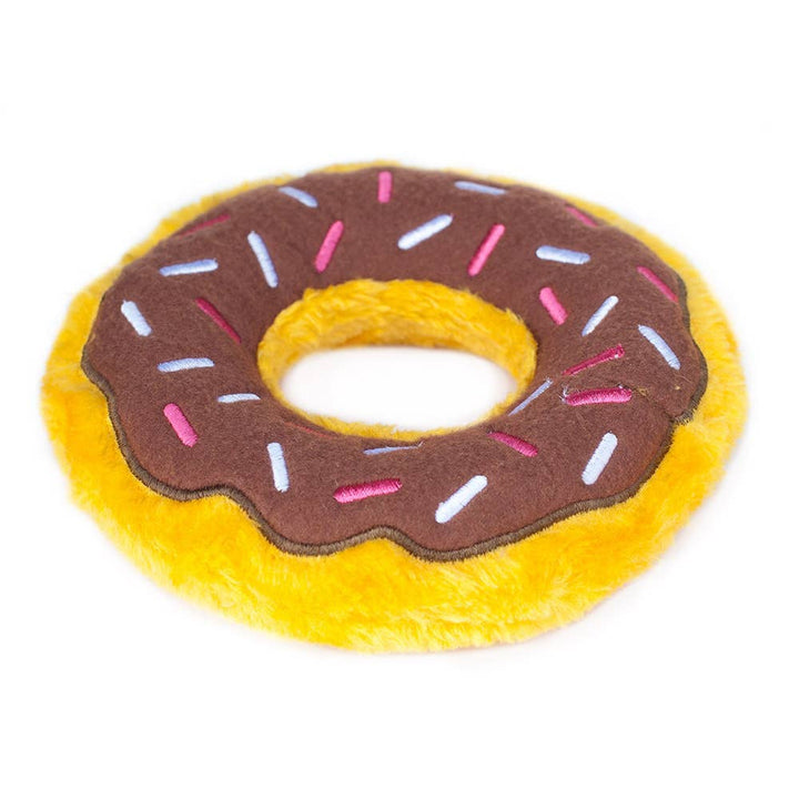 Junior Donutz - Chocolate - Dog Toy