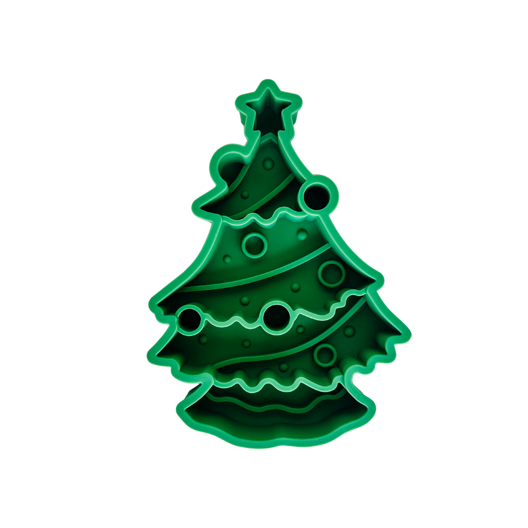 Christmas Tree Slow Feeder + Lickmat 2in1